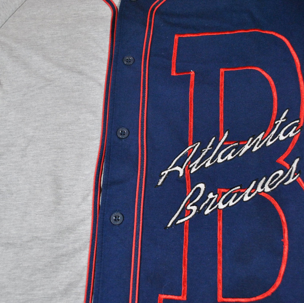 Vintage Atlanta Braves Sleeveless Starter Brand Jersey Size Large –  Yesterday's Attic