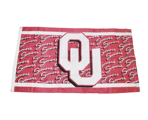 Vintage Oklahoma Sooners 90s Flag