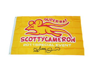 Vintage Titleist Scotty Cameron Super Rat 2011 Special Event Flag