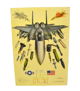 Vintage F-15 Eagles Foam Board Picture