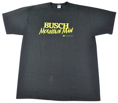 Vintage Busch 1992 Mountain Man Shirt Size X-Large