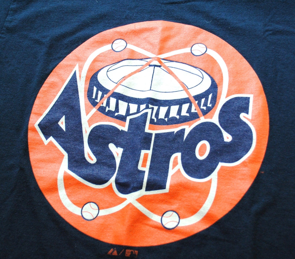 Houston Astros Embroidered Vintage 90s Polo Shirt Size LG New old stock