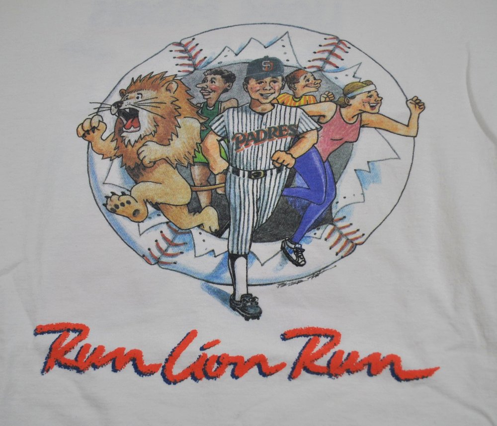 Vintage San Diego Padres Fun Run Coors Sponsor 1991 Shirt Size X-Small –  Yesterday's Attic