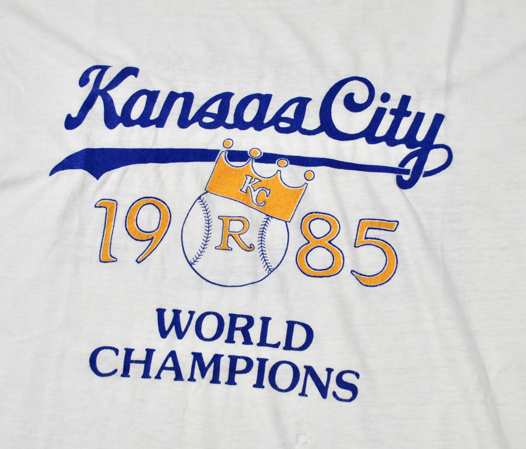 Vintage Kansas City Royals 1985 American League Champions Shirt Size  Medium(tall)