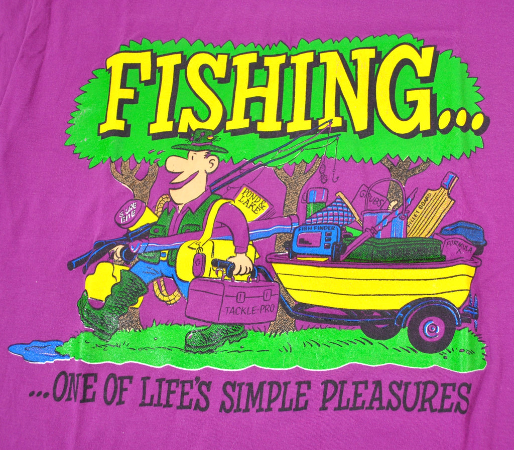 Vintage Fishing Shirt Size Large – Yesterday's Attic