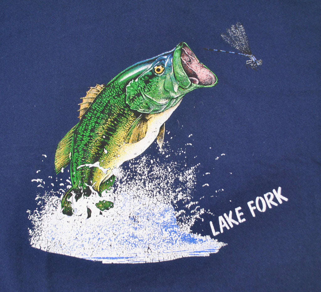 Vintage 💥Vintage 90's The Mountain Bass Fish T Shirt