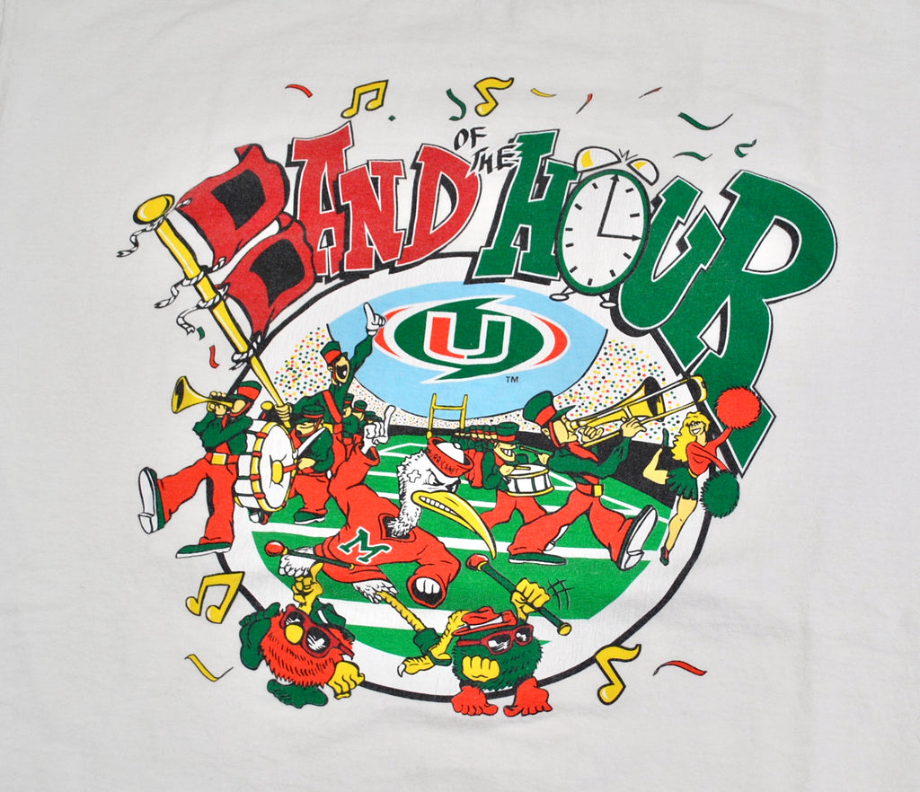 Vintage Miami Hurricanes Band Shirt Size X-Large – Yesterday's Attic