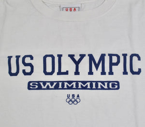 Vintage US Olympics Swimming Shirt Size Medium