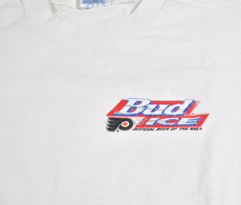 Vintage NHL (Saad) - Philadelphia Flyers Show Me The Stanley Cup T-Shirt 1997 X-Large