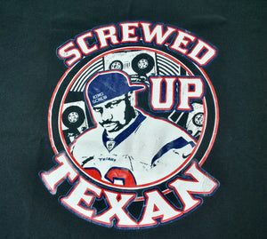 Vintage DJ Screw King Screw Screwed Up Texan Shirt Size 3X-Large