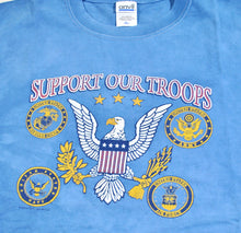 Vintage Support Our Troops Military Shirt Size X-Large