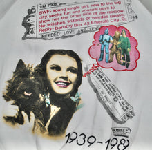 Vintage Wizard of Oz Dorthy 1989 Sweatshirt Size Medium