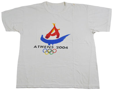 Vintage Athens 2004 Olympic Shirt Size Large