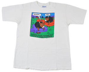 Vintage Buffalo Once Roamed The Plains In Numbers Shirt Size Large