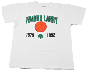 Vintage Boston Celtics Larry Bird 1992 Shirt Size Large