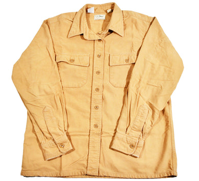 Vintage L.L. Bean Chamois Cloth Button Shirt Size Women's Large(16)