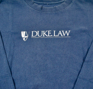 Vintage Duke Blue Devils Law Shirt Size Large