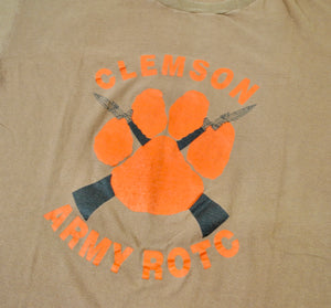 Vintage Clemson Tigers Army Rotc Shirt Size Large