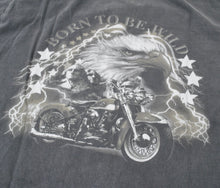 Vintage Born To Be Wild Motorcycle Eagle USA Shirt Size 2X-Large