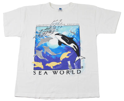 Vintage Sea World Shirt Size Large