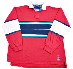 Vintage Gant Rugger Rugby Shirt Size Large