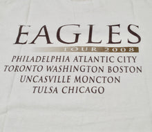 Vintage Eagles 2008 Tour Shirt Size Large