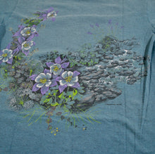 Vintage Flowers Shirt Size Medium