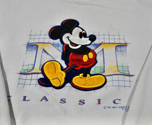 Vintage Mickey Mouse Classic Sweatshirt Size Large