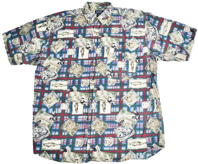 Vintage Ducks Unlimited Button Shirt Size Large