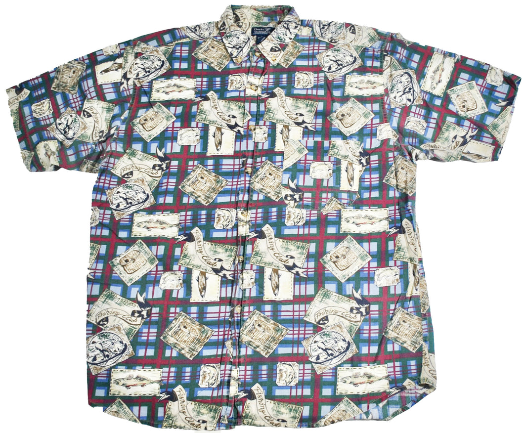 Vintage Ducks Unlimited Button Shirt Size Large