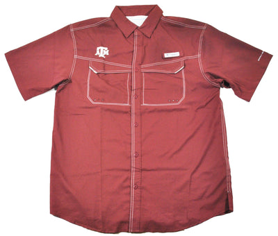 Texas A&M Aggies Columbia Button Shirt Size Medium