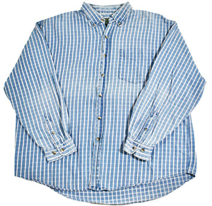 Vintage Salmon River Button Shirt Size X-Large