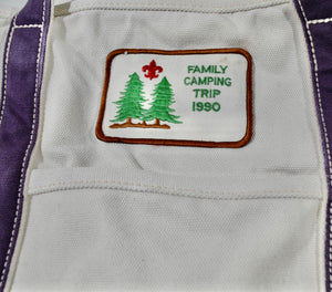 Vintage Lands End 1990 Family Camping Trip Tote Bag