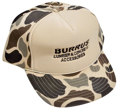 Vintage Burrus Lumber & Concrete Insulated Snapback