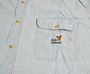 Vintage Ducks Unlimited Button Shirt Size X-Large