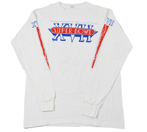 Vintage Super Bowl XVII 1983 Logo 7 Shirt Size Large