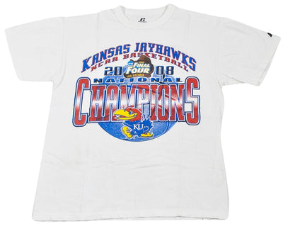 Kansas Jayhawks 2008 National Champions Shirt Size Small