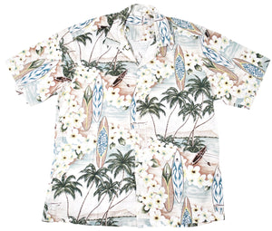 Vintage Hawaiian Button Shirt Size 2X-Large