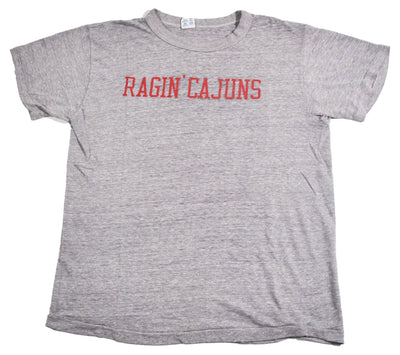 Vintage Louisiana Ragin' Cajuns 80s Champion Brand Shirt Size Large