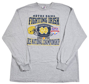 Vintage Notre Dame Fighting Irish Shirt Size X-Large