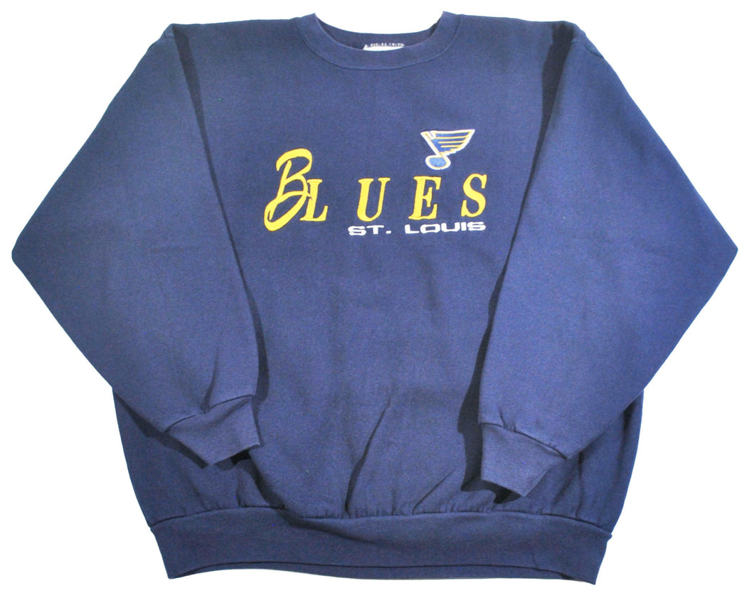 Vintage St. Louis Blues Sweatshirt Size Large