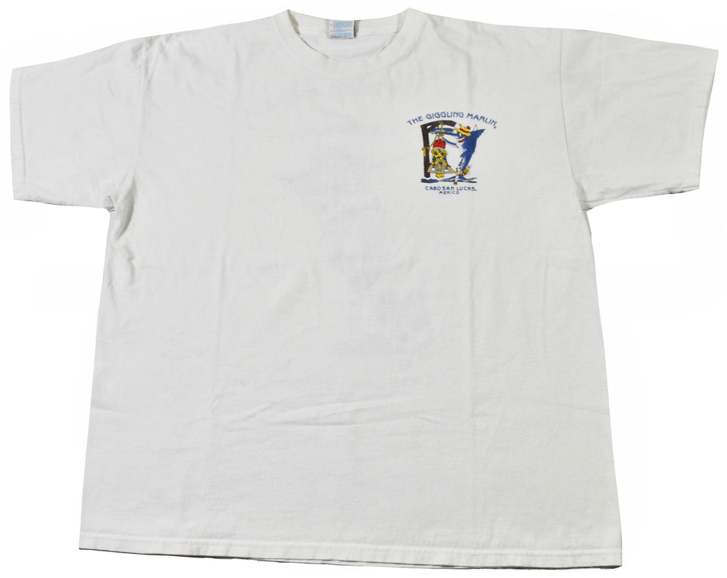 Vintage The Giggling Marlin Country Club Shirt Size X-Large