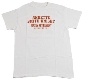 Texas Longhorns Annette Smith Knight Jersey Retirement Shirt Size Medium