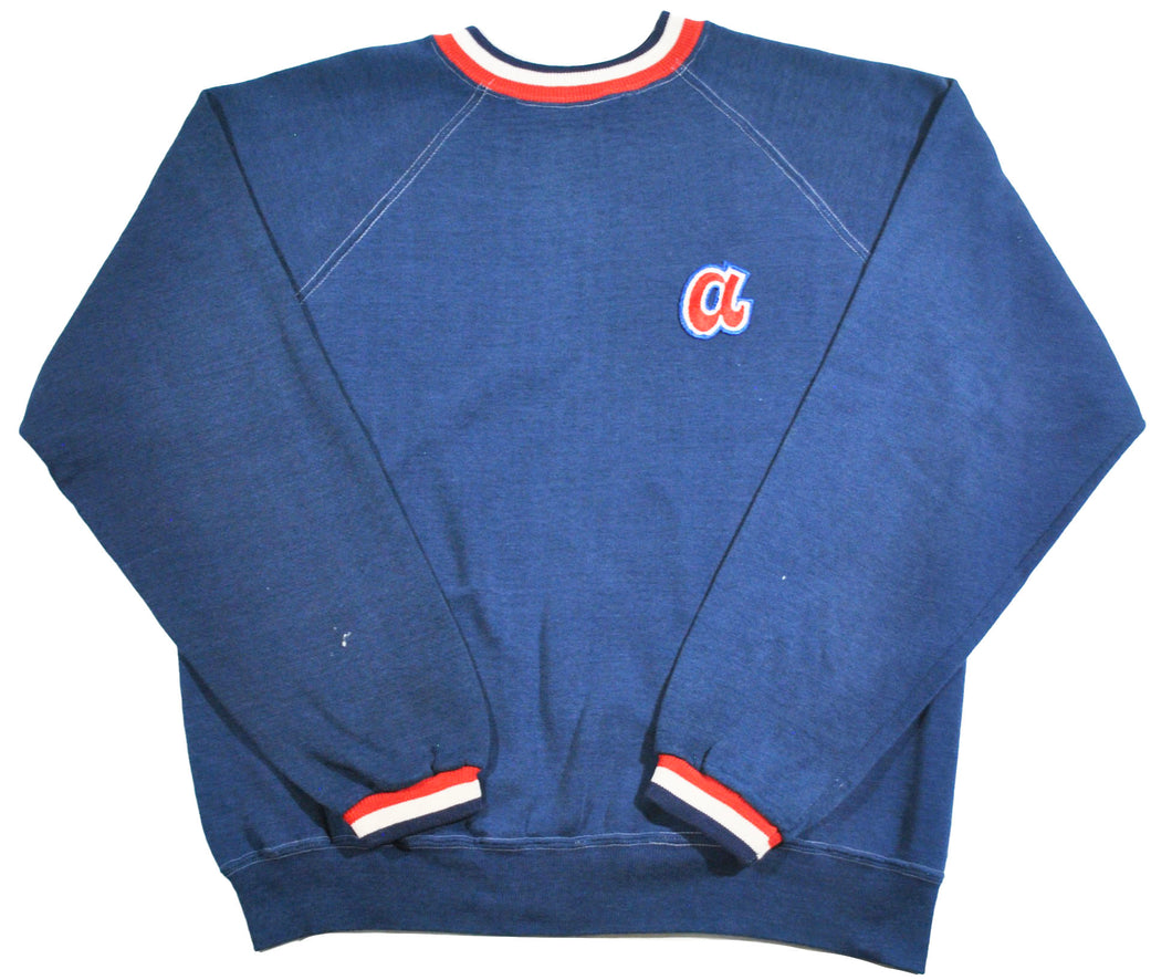 Vintage Atlanta Braves 80s Sweatshirt Size Medium