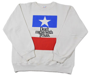 Vintage Don't Mess With Texas Sweatshirt Size Medium