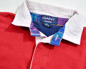 Vintage Gant Rugger Rugby Shirt Size Large