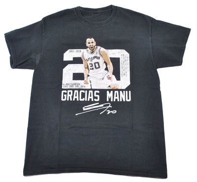 Vintage San Antonio Spurs Manu Ginóbili Shirt Size Medium