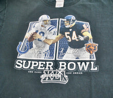 Vintage Indianapolis Colts Chicago Bears Super Bowl Shirt Size Large