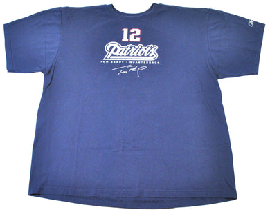 New England Patriots Tom Brady Reebok Shirt Size X-Large