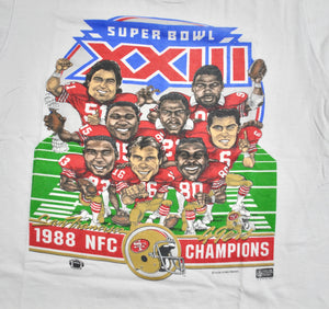 Vintage San Francisco 49ers 1988 NFC Champions Shirt Size Medium